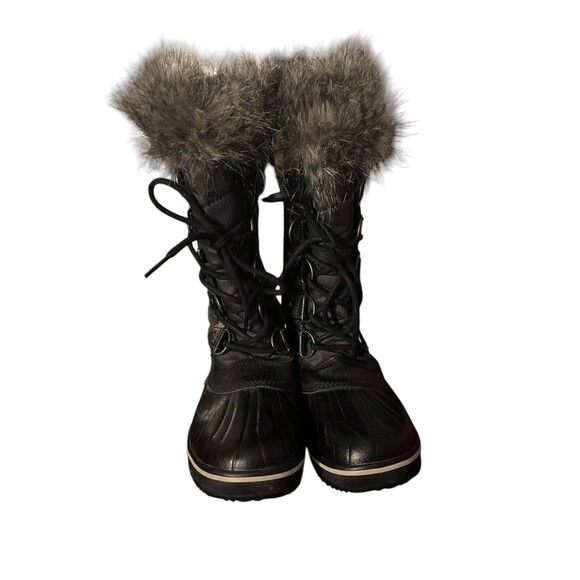 Sorel Tofino II Faux Fur Lined Waterproof Boots Women's 7 Black NEW - Picture 2 of 6